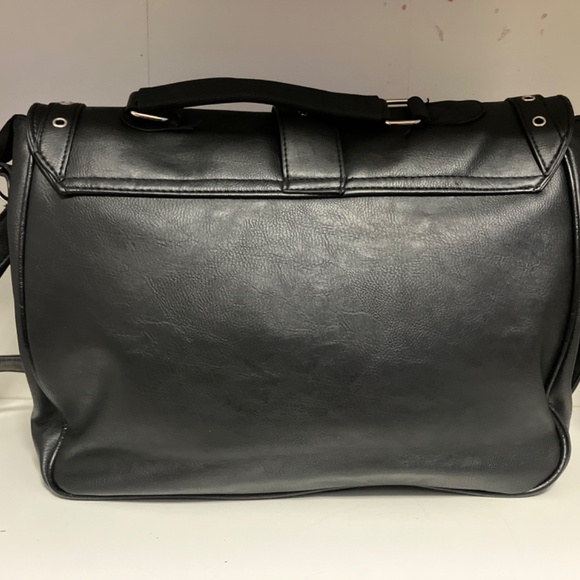 RESTYLE FOR REPAIR OR PARTS‼️MESSENGER SATCHEL GOTHIC SHOULDER BAG BAT WINGS - Picture 5 of 14